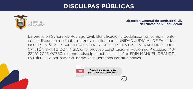 Disculpas públicas