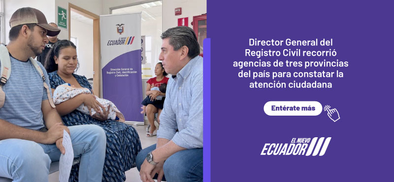 BOLETÍN: Director General del Registro Civil recorrió agencias de tres provincias del país para constatar la atención ciudadana