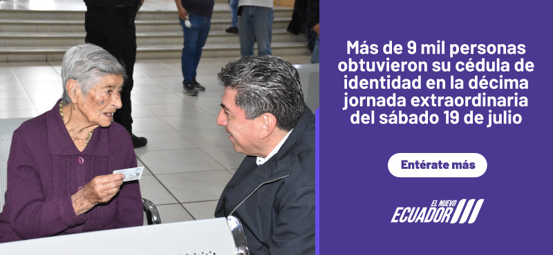 Más de 9 mil personas obtuvieron su cédula en la décima jornada extraordinaria del sábado 19 de julio de 2025