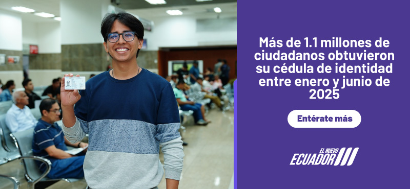 Más de 1.1 millones de ciudadanos obtuvieron su cédula de identidad entre enero y junio de 2025