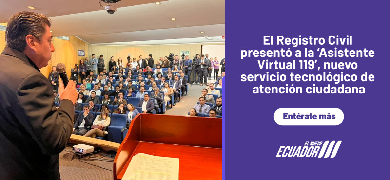 El Registro Civil presentó a la Asistente Virtual 119, nuevo servicio tecnológico de atención ciudadana